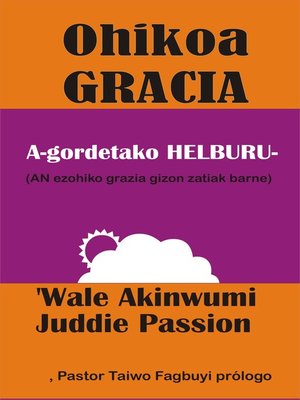 cover image of Ohikoa Grace Helburua bat egiteko Gordetako